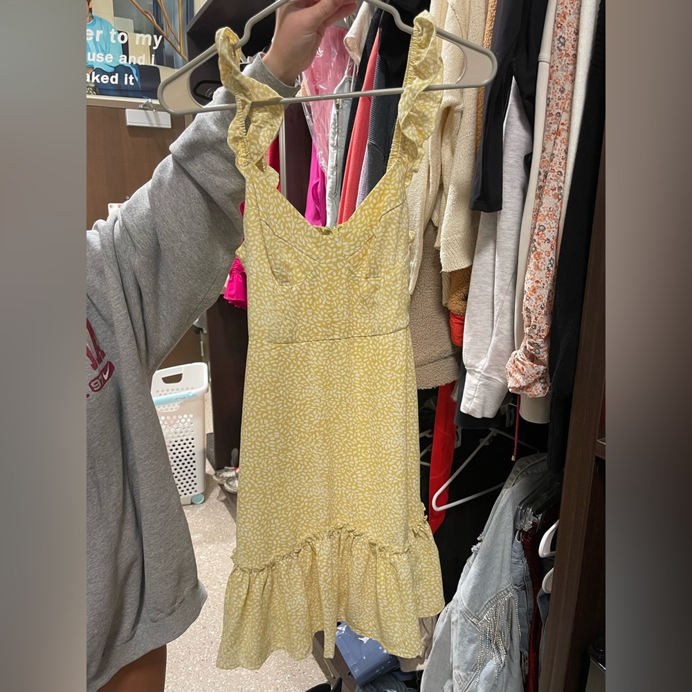 Worn once, yellow summer dress
